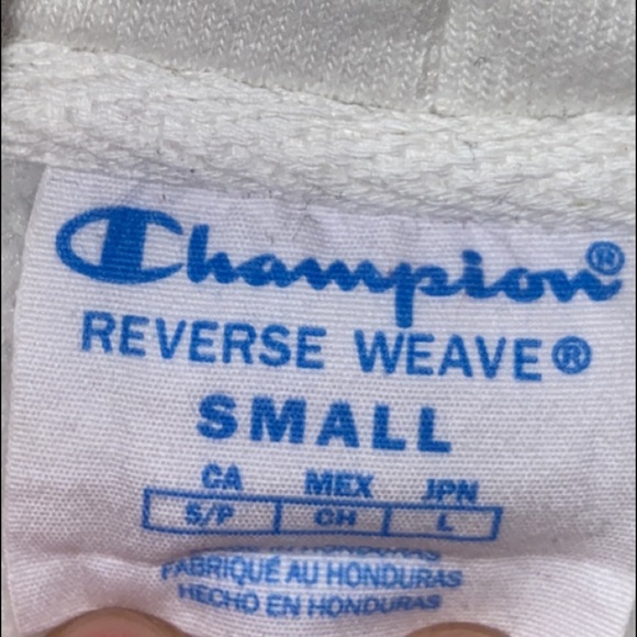 white reverse weeve champion sweater - Picture 2 of 2